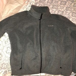Dark Grey Colombia Fleece Zip Up